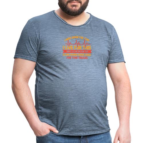 Abschleppwagen Fahrer Verkehrssicherheit - Männer Vintage T-Shirt
