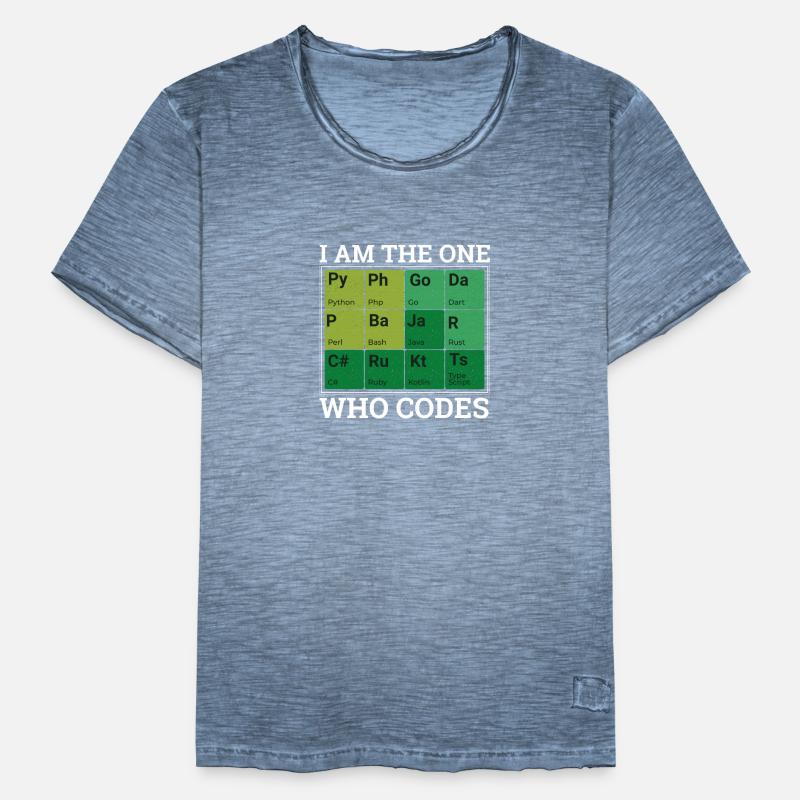"Period Table Programming" | Programmierer Männer Vintage T-Shirt