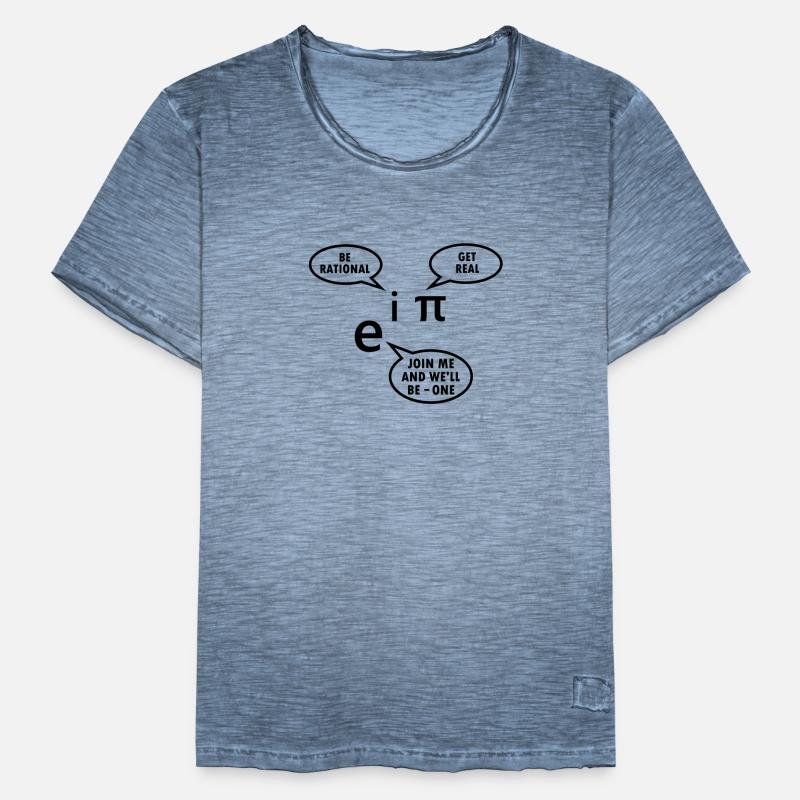 Mathematiker Geschenk Mathe Lehrer Nerd Euler Pi Männer Vintage T-Shirt