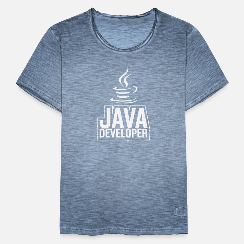 Java Developer Coffee Kaffee Men's Vintage T-Shirt