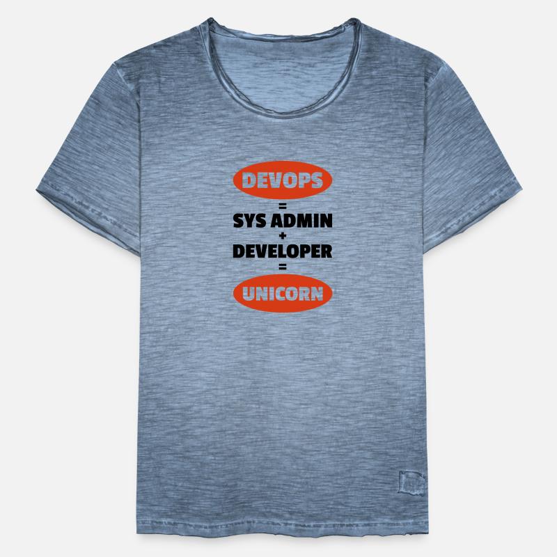 Sys-Admin Developer Devops Engineer Men's Vintage T-Shirt
