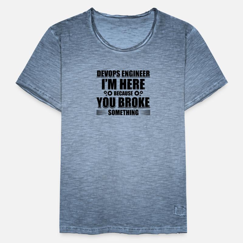 Sys-Admin Developer Devops Engineer Men's Vintage T-Shirt