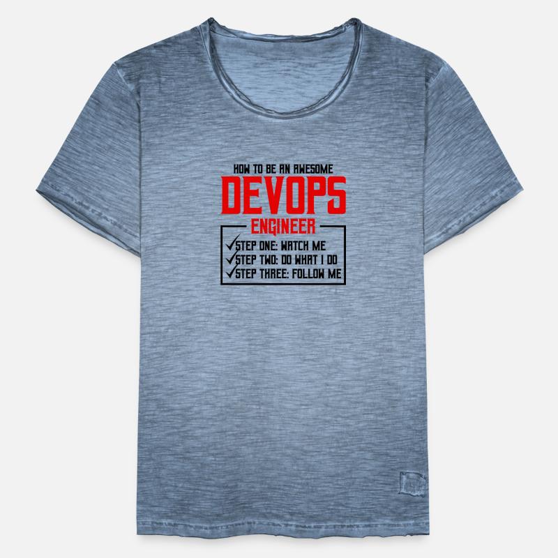 Cloud Administrator Cloud Devops Men's Vintage T-Shirt