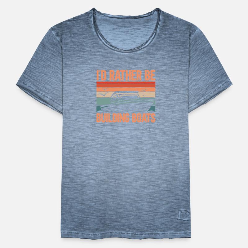 Construction de bateaux constructeurs de bateaux T-shirt vintage Homme