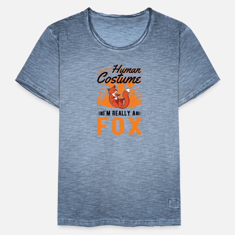 Fuchs Human Costume Rotfuchs Roxfuchs Men's Vintage T-Shirt
