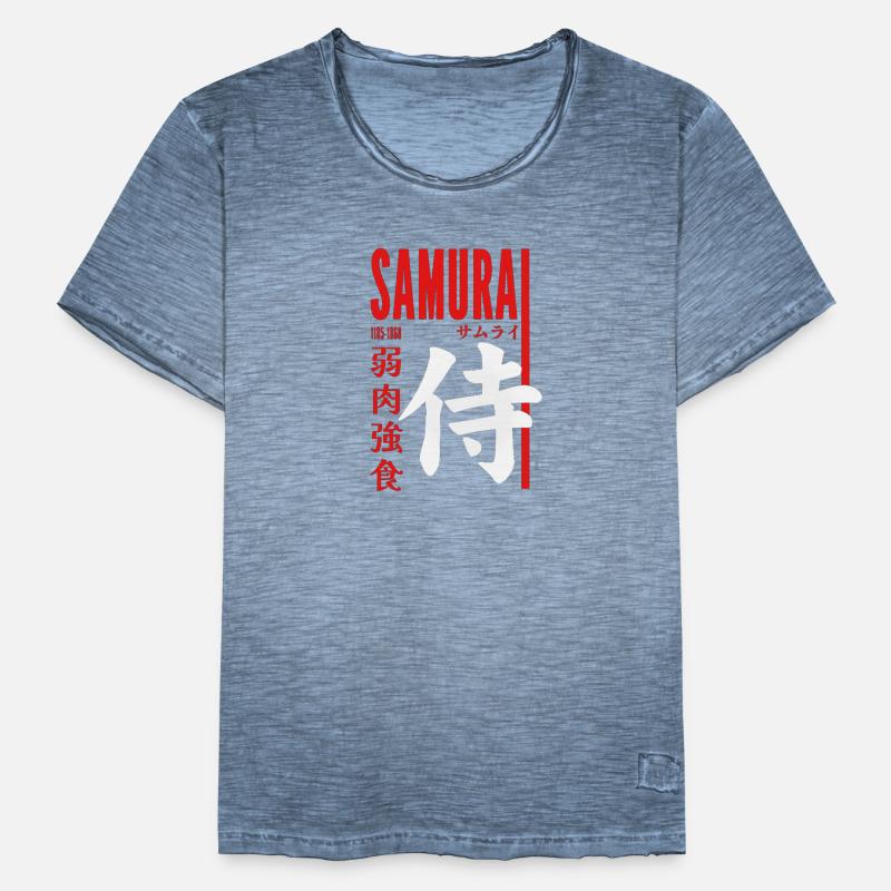 Samurai Master Männer Vintage T-Shirt