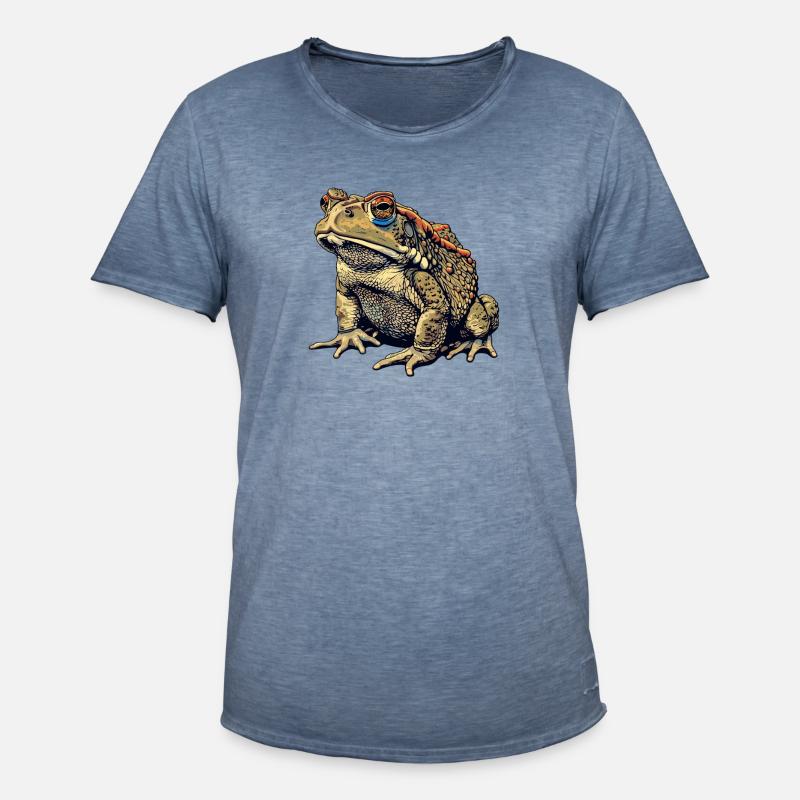 Toad Toads Toad - Men's Vintage T-Shirt - vintage denim
