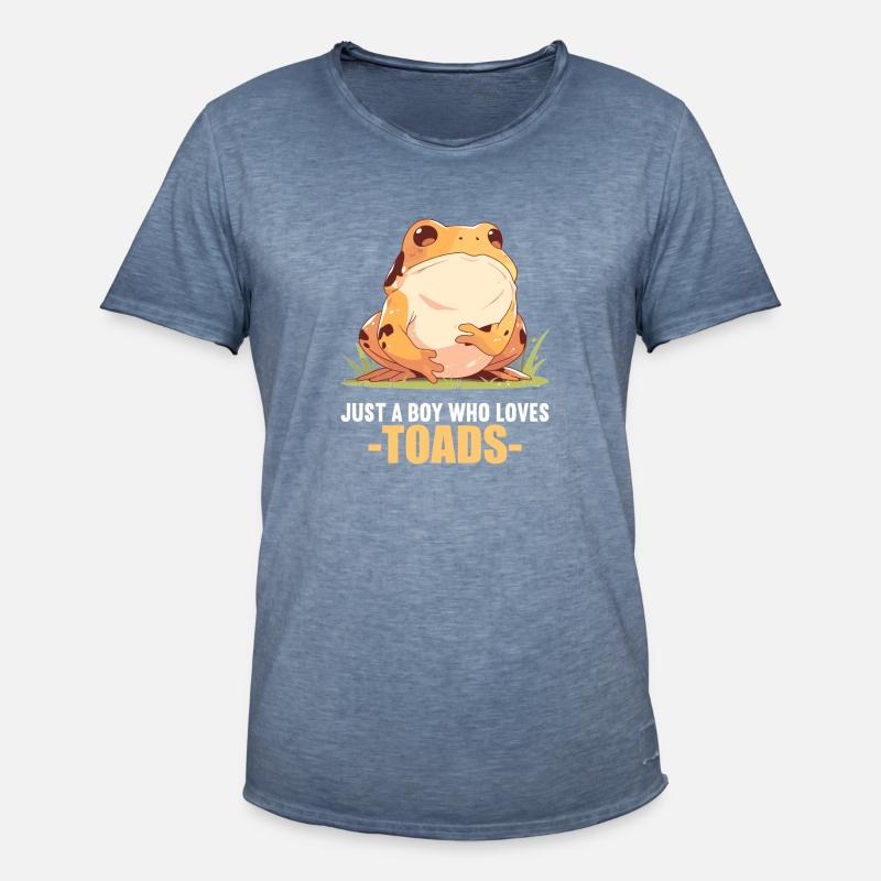 Toad Toads Toad - Men's Vintage T-Shirt - vintage denim