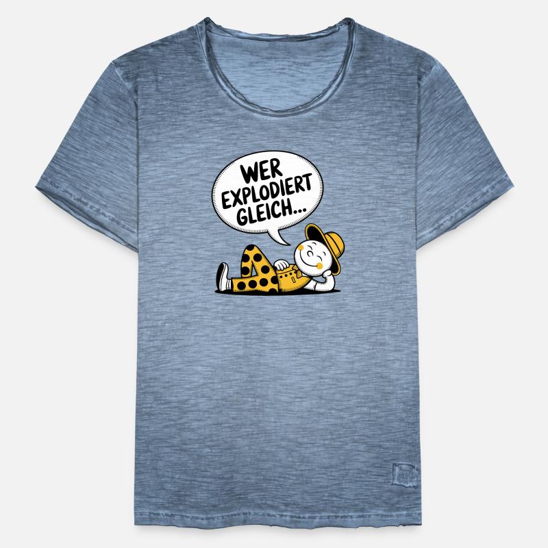 WHO'S ABOUT TO EXPLODE Men's Vintage T-Shirt