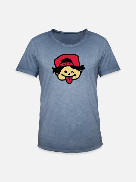 Naughty Boy 3 - Men's Vintage T-Shirt - vintage denim