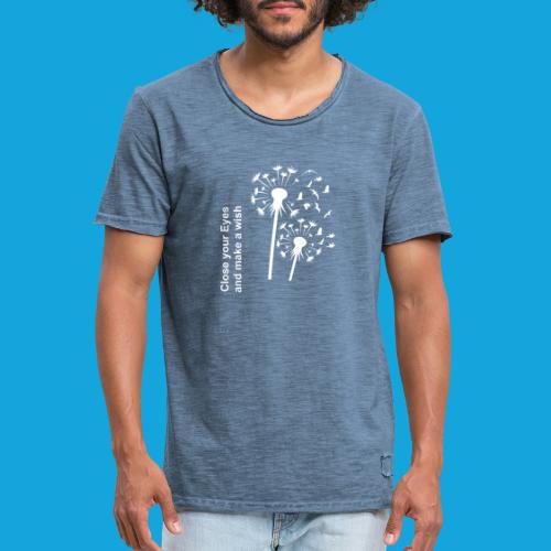 Pusteblume - Männer Vintage T-Shirt