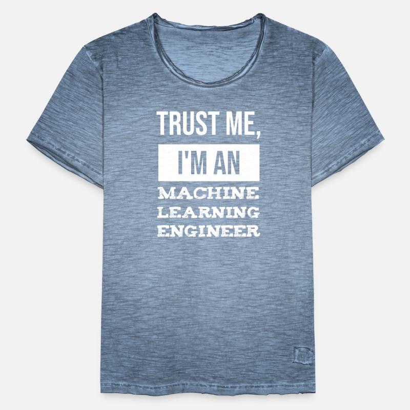 Machine Learning Engineer Data Engineer Men's Vintage T-Shirt
