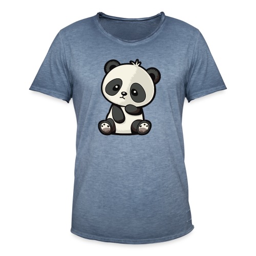 Panda - Männer Vintage T-Shirt