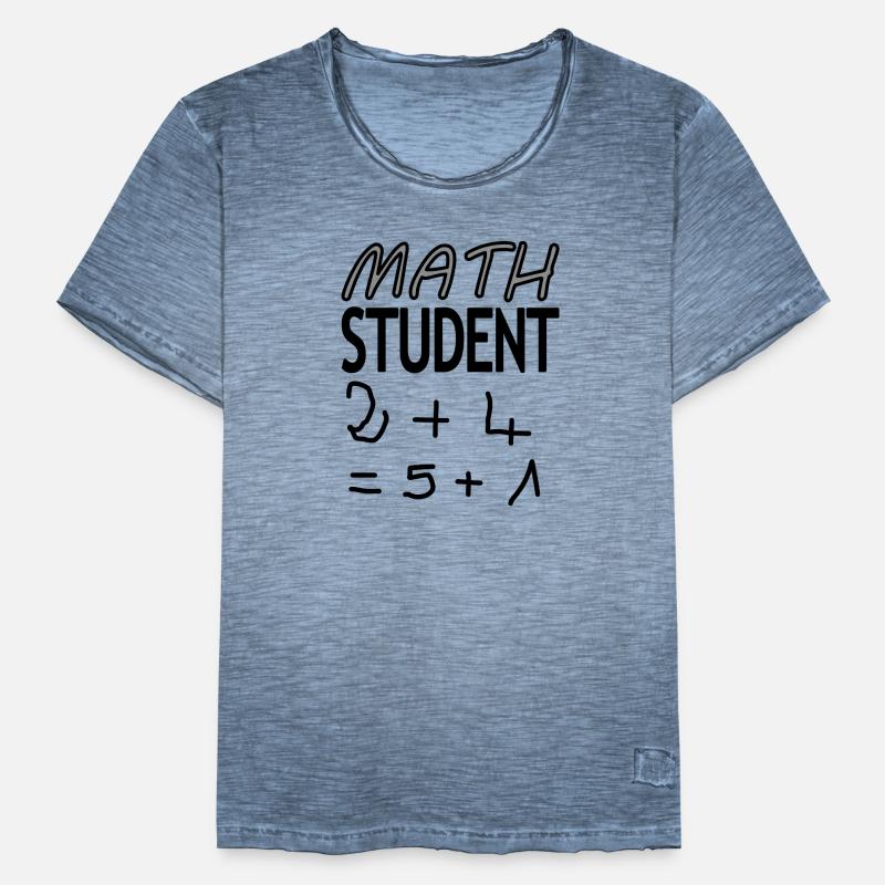 Math-Student Mathe Student Mathe Studium Geschenk Männer Vintage T-Shirt