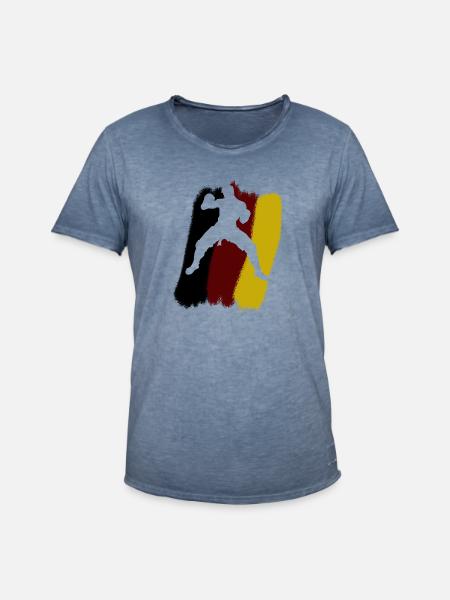 MMA Grappling - Männer Vintage T-Shirt - Vintage Denim