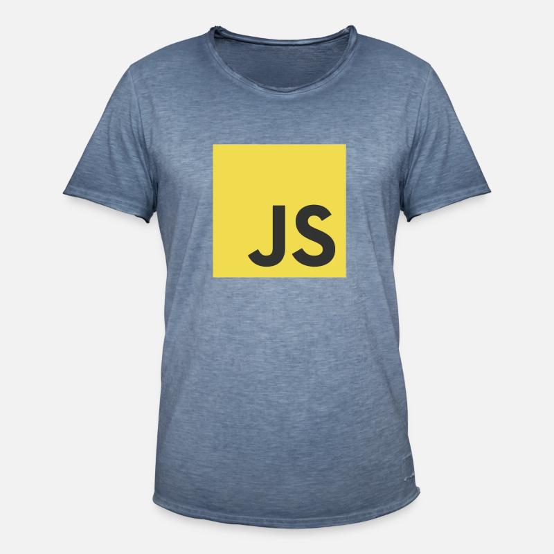 JavaScript - Programmierer (Frontend/Backend) - Männer Vintage T-Shirt - Vintage Denim