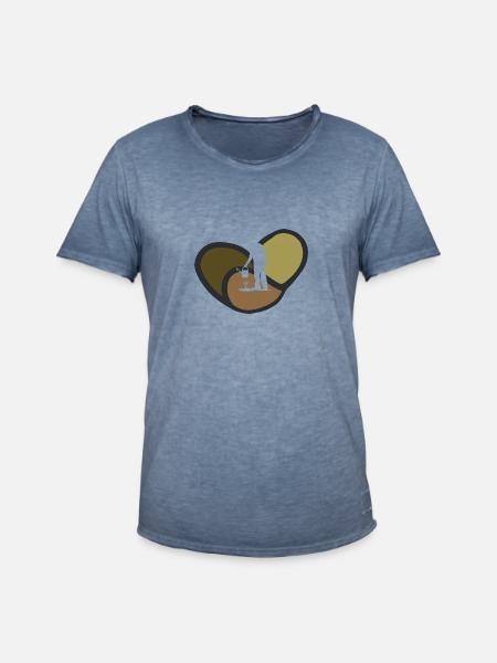 Blume Gärtner Gärtnern - Männer Vintage T-Shirt - Vintage Denim
