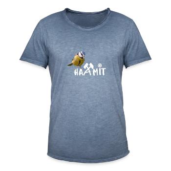 Erzgebirge ist Natur - Männer Vintage T-Shirt - Vintage Denim - Vorne