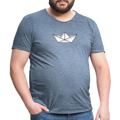 Schiffchen - Männer Vintage T-Shirt