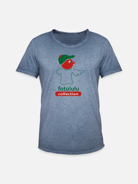 fotolulu collection - Männer Vintage T-Shirt - Vintage Denim