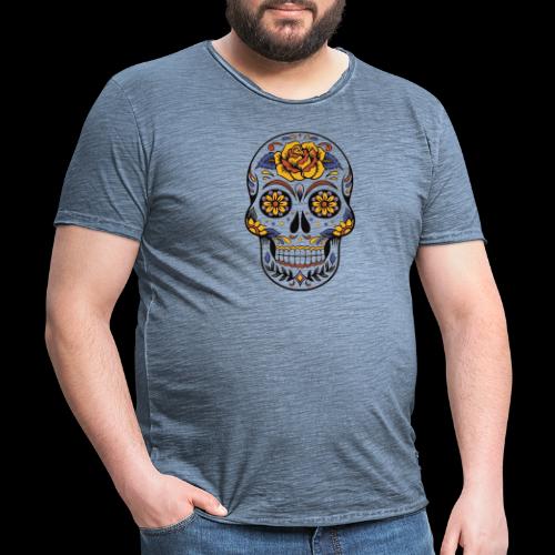 Skull - Männer Vintage T-Shirt
