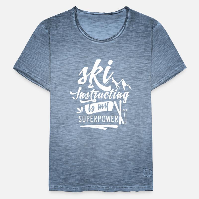 Ski instructor Ski instructor Ski instructor Ski instructor Men's Vintage T-Shirt