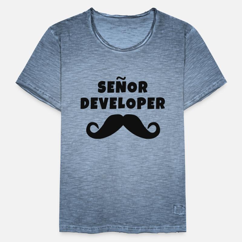 Senor Developer Coder T-Shirt T-shirt vintage Homme