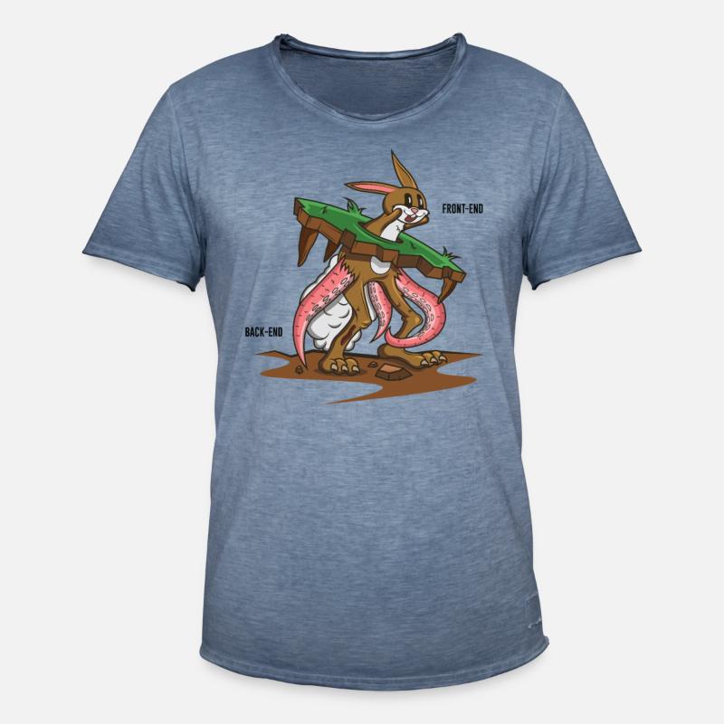 Funny programming computer science software - Men's Vintage T-Shirt - vintage denim