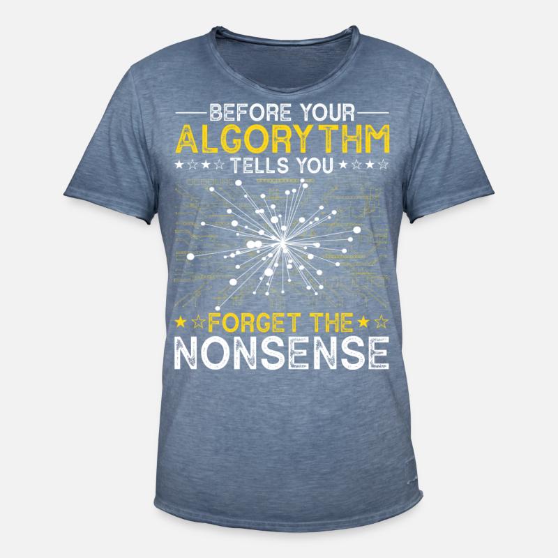 Artificial Intelligence Algorithm Programmer - Männer Vintage T-Shirt - Vintage Denim