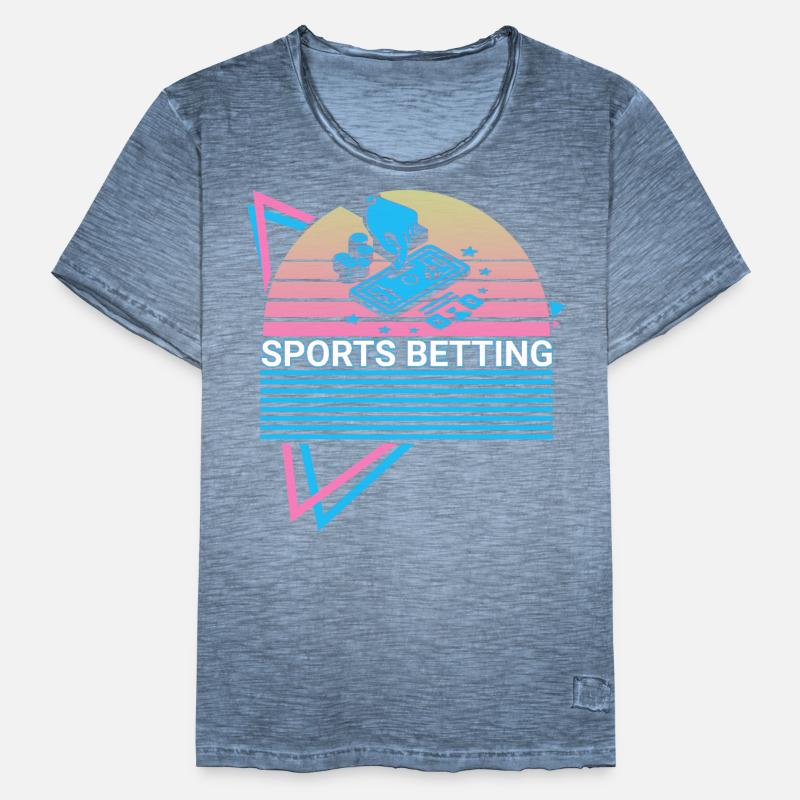 Scommettitore di scommesse sportive Retro Maglietta vintage da uomo