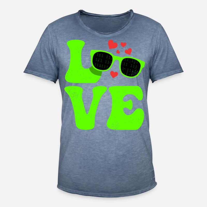 Codierung Codierer Programmierer - Männer Vintage T-Shirt - Vintage Denim