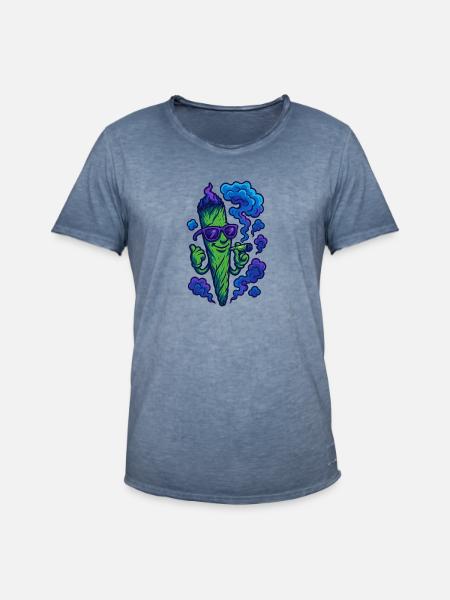 Joint Venture - Männer Vintage T-Shirt - Vintage Denim
