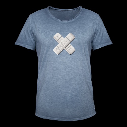 Xanax X Logo - Männer Vintage T-Shirt
