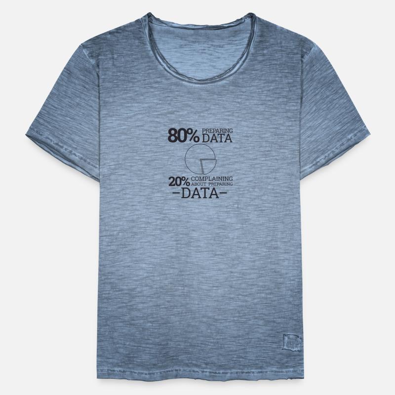 « Complaining Preparing Data » | Data Scientist T-shirt vintage Homme