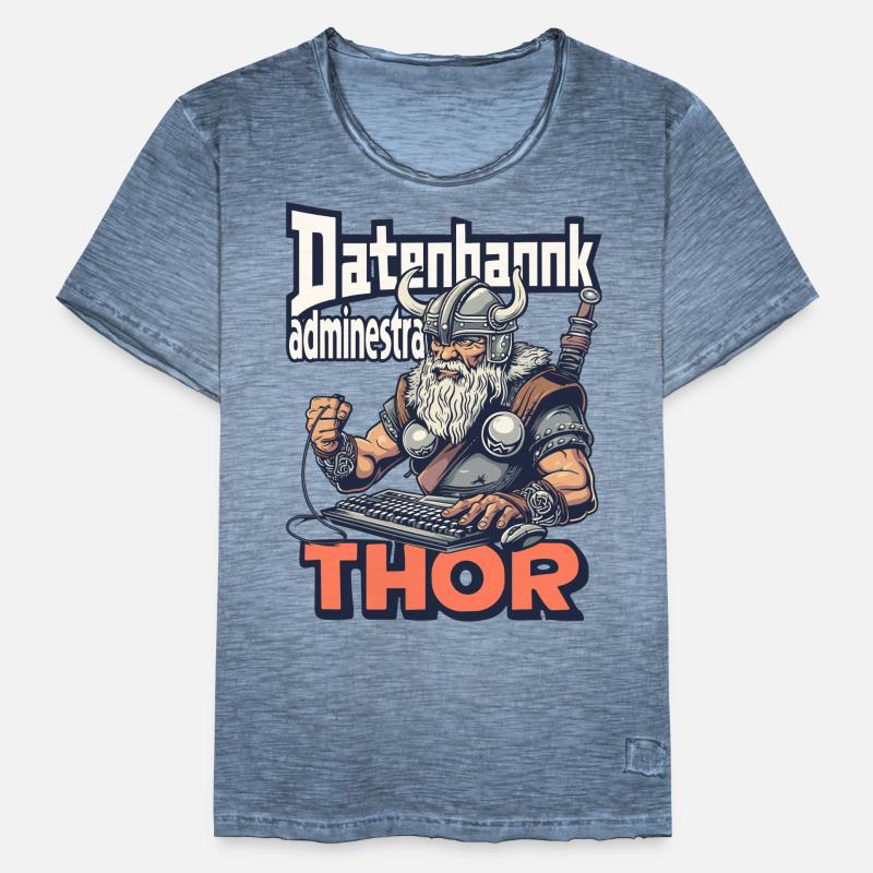 Database Administrator Coding Data Analyst Men's Vintage T-Shirt