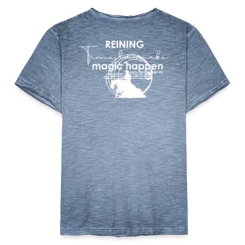 Western Reining! - Männer Vintage T-Shirt