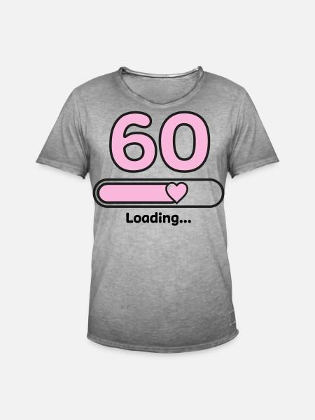 60th anniversary - Men's Vintage T-Shirt - vintage grey