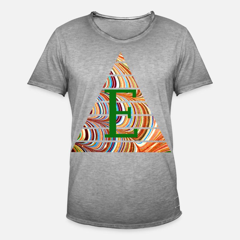 Triangle E 56 E - Men's Vintage T-Shirt - vintage grey
