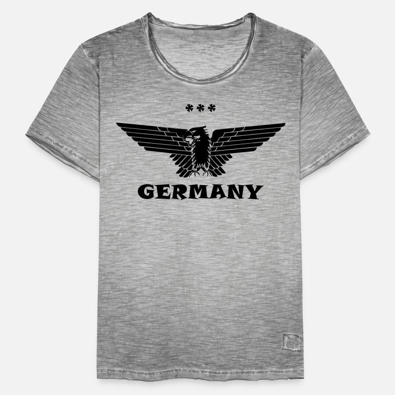 Germany Eagle Germany black Men's Vintage T-Shirt