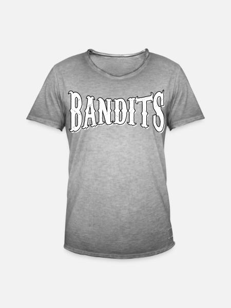 Bandits - Men's Vintage T-Shirt - vintage grey