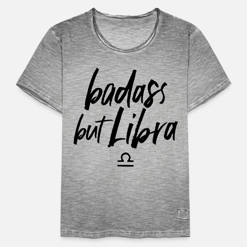 Astro Badass but Libra Männer Vintage T-Shirt