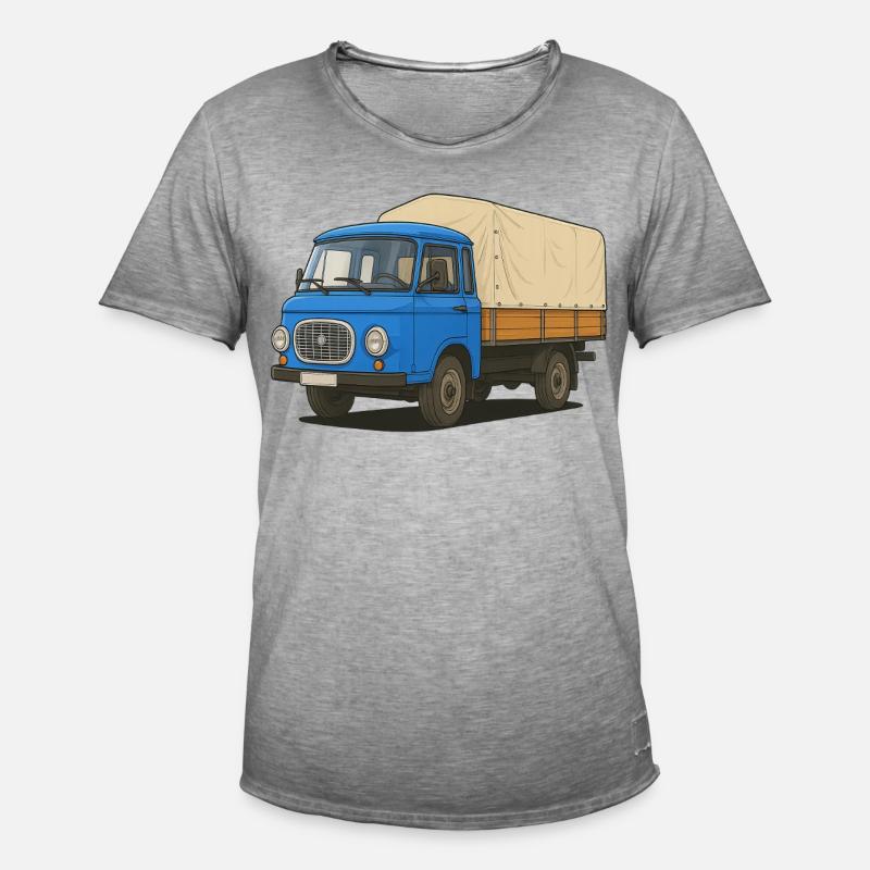 Ost-Pritsche - Männer Vintage T-Shirt - Vintage Grau