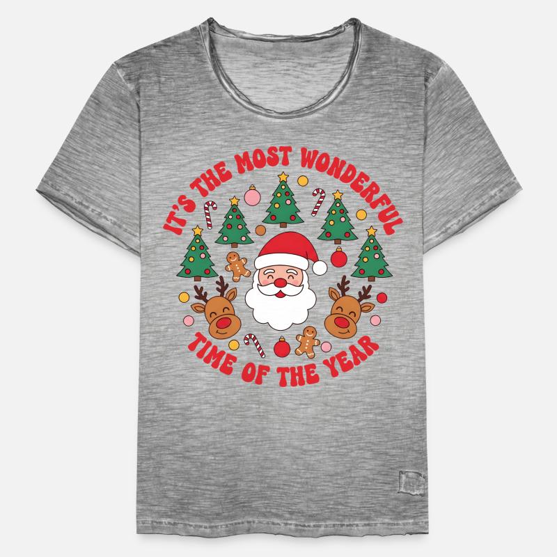 Noël - C’est la période la plus merveilleuse de l’année T-shirt vintage Homme