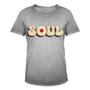 Soul vintage - Men's Vintage T-Shirt - vintage grey - Front