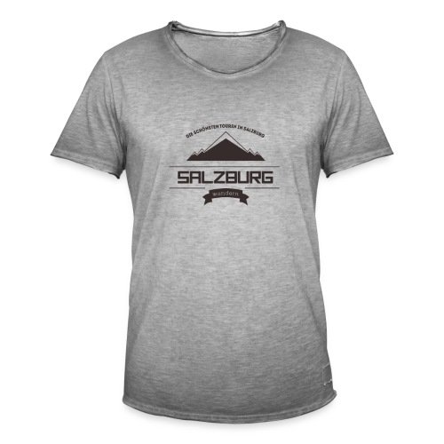 Salzburg-Wandern Logo - Männer Vintage T-Shirt
