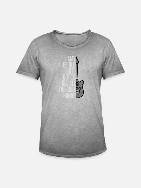 I may be old - Men's Vintage T-Shirt - vintage grey