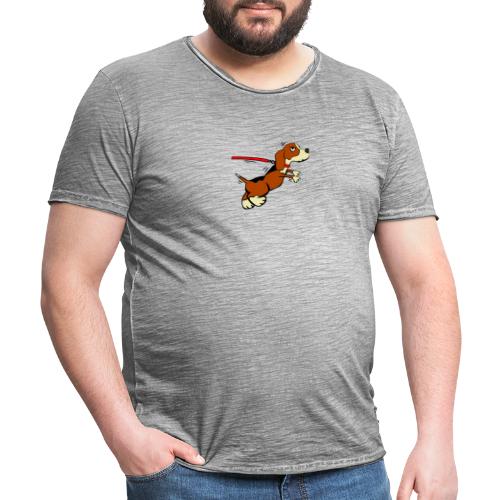 crazy Dackl - Männer Vintage T-Shirt