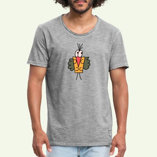 Schobbti Gelb - Männer Vintage T-Shirt