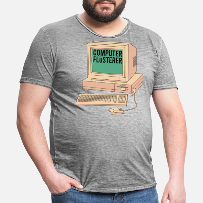 Informatik Computer Programmierer Entwickler Coder Männer Vintage T-Shirt