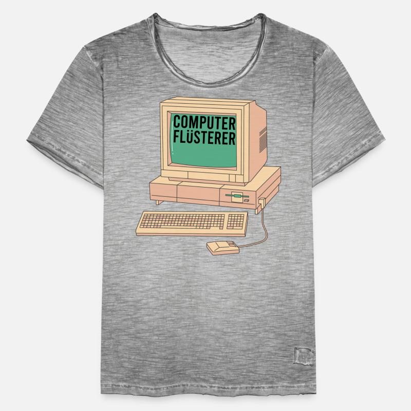 Informatik Computer Programmierer Entwickler Coder Männer Vintage T-Shirt